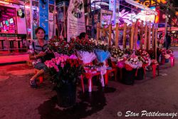 Vendeuses fleurs Bangla Road