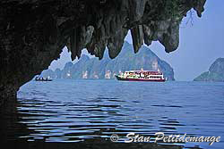 Visite baie de Phang Nga en gros bateau et James Bond island